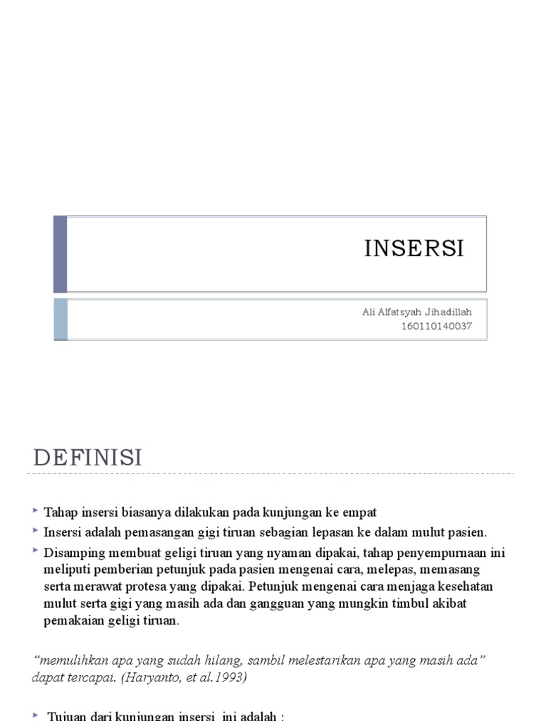 INSERSI | PDF