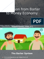 Transition From Barter To Money Economy
