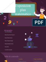 Exposicion Plan Matematico Grupo 1