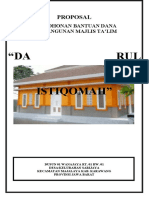 Cover Proposal Pembangunan Majlis Ta'lim Darul Istiqomah Rev