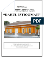 Cover Proposal Pembangunan Majlis Ta'lim Darul Istiqomah