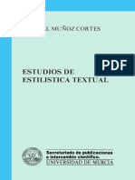 Manuel Muñoz Cortés - Estudios De Estilística Textual-UNIVERSIDAD DE MURCIA (2010)