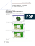Resume Langkah Pengerjaan Peta Dasar