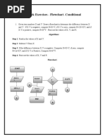 PP3 - Seat Work Exercises - Flowchart - Conditional (Dagdag)