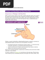 Fleming Left Hand Rule