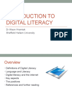 Ajh Introduction To Digital Literacy PPT Slides