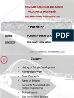 UNI SANTA FACULTAD PUENTES CURSO: Concepts and Analysis of Bridge Engineering