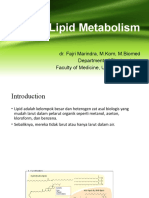Lipid Metabolisme