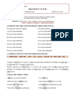 Sexto English Practice #19-B-Iv