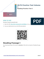 Reading Passage 1: IELTS Practice Test Volume 1