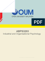 ABPS3203 Industrial and Organisational Psychology - Smay19 (Rs & MREP)