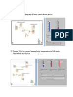 Design A Block Diagram of Front Panel Shown Above: Lab Task