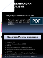 2.7 Perkembangan Nasionalisme (Perjuangan Melalui Persatuan)