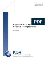 Reasonable Defense: A Sustainable Approach To Securing The Nation