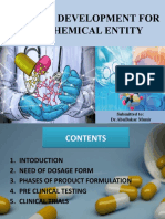 New Chemical Entity (Product Development)