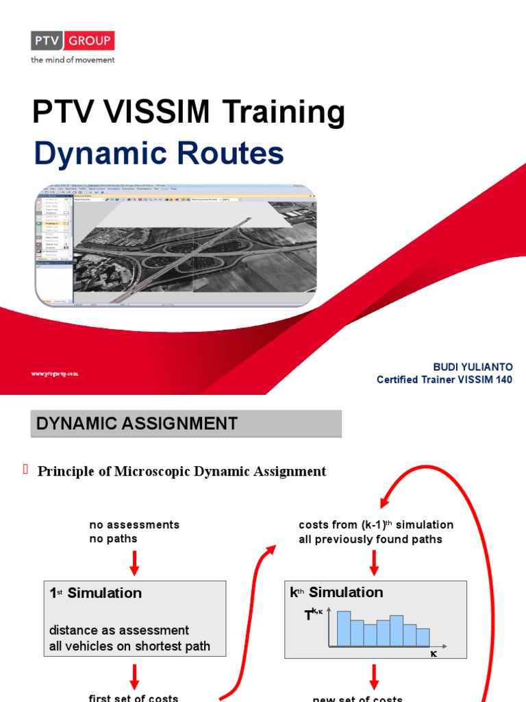 VISSIM Dynamic Assignment Training | PDF | Matrix (Mathematics ...