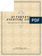 Blackstone Entertainment - 47 Fantasy Adventure Hooks Bringing Your PCs Together With Style