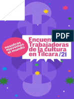 Programa - Encuentro de Trabajadoras de La Cultura en Tilcara - NMM