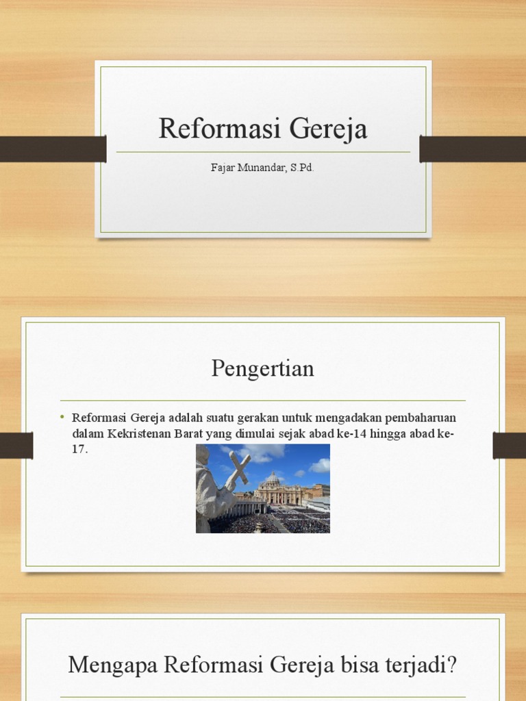 Reformasi Gereja | PDF