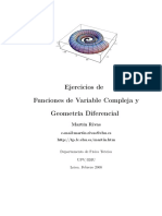 Ejercicios de Funciones de Variable Comp