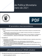 Presentacion Informe Politica Monetaria Enero 2021