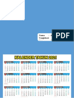 Kalender Tahun 2021