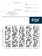 Barem - MG - Biologie-Fizica - Constanta 2020