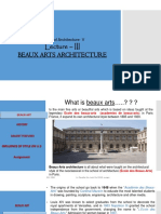 Lecture - III Beaux Arts Architecture: History of Architecture-V