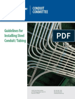 Steel Tube Institute Guidelines for Installing Steel Conduit Tubing