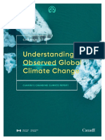 Understanding Observed Global Climate Change: Canada'S Changing Climate Report