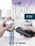 CipherLab 1600 Barcode Scanner EN Brochure