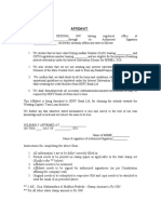 Affidavit Format (1)