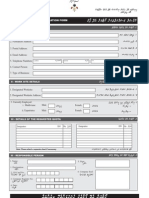 Commercial Quota Form