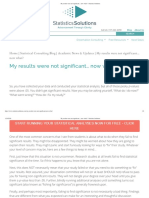 P Value Not-Significant