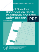 CDC Funeral Directors Handbook On Death Registration PDF