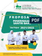 Proposal: Penerimaan Santri Baru