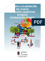 Guia Plan Inmersion Ingles Infantil