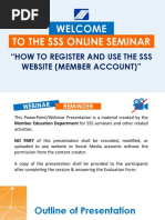 SSS - Web Registeration For Employer | PDF