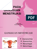 Gangguan Menstruasi