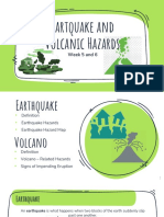 Earthquake and Volcanic Hazards