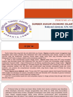 Sumber Hukum Ekonomi Islam