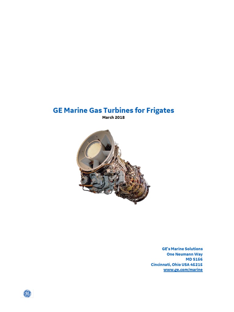 GE Marine Gas Turbines for Frigates | PDF | Gas Turbine | Frigate