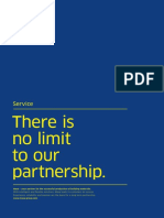 There Is No Limit To Our Partnership.: Service