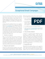 25 Essentials For Exceptional Email Campaigns: Guide