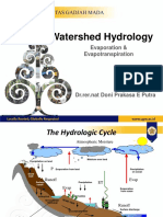 Kuliah 3 HidrologiDAS Evaporation & Evapotranspiration 2020