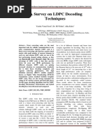 A Survey On LDPC Decoding Techniques: Varsha Vimal Sood, Dr. H.P.Sinha, Alka Kalra