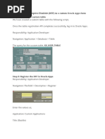 How To Add A Descriptive Flexfield (DFF) in A Custom Oracle Apps Form