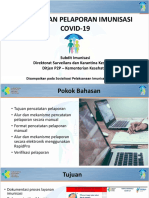 Pencatatan Pelaporan Imunisasi COVID-19