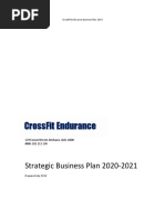 Appendix A - Crossfit Endurance Business Plan 2020-2021 Extract