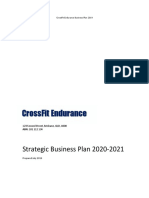 Appendix A - Crossfit Endurance Business Plan 2020-2021 Extract